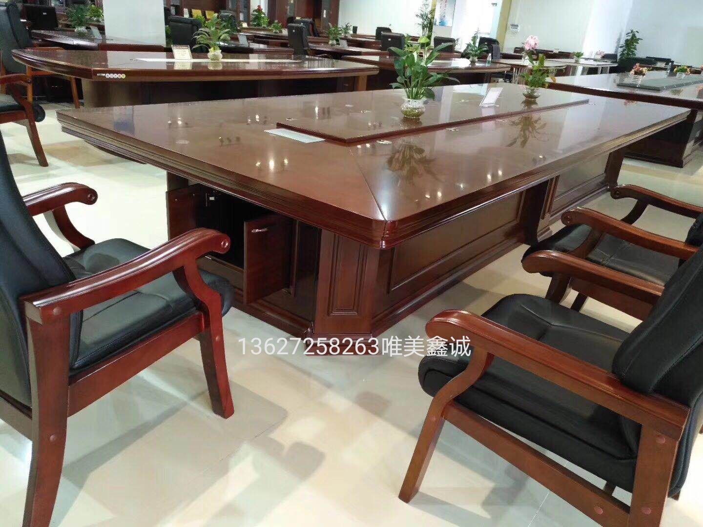實木油漆會議桌WM-GS-2
