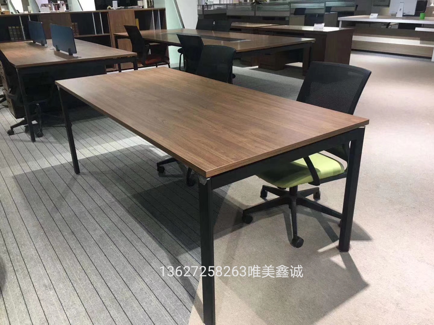 鋼架會(huì)議桌WM-FLX-18