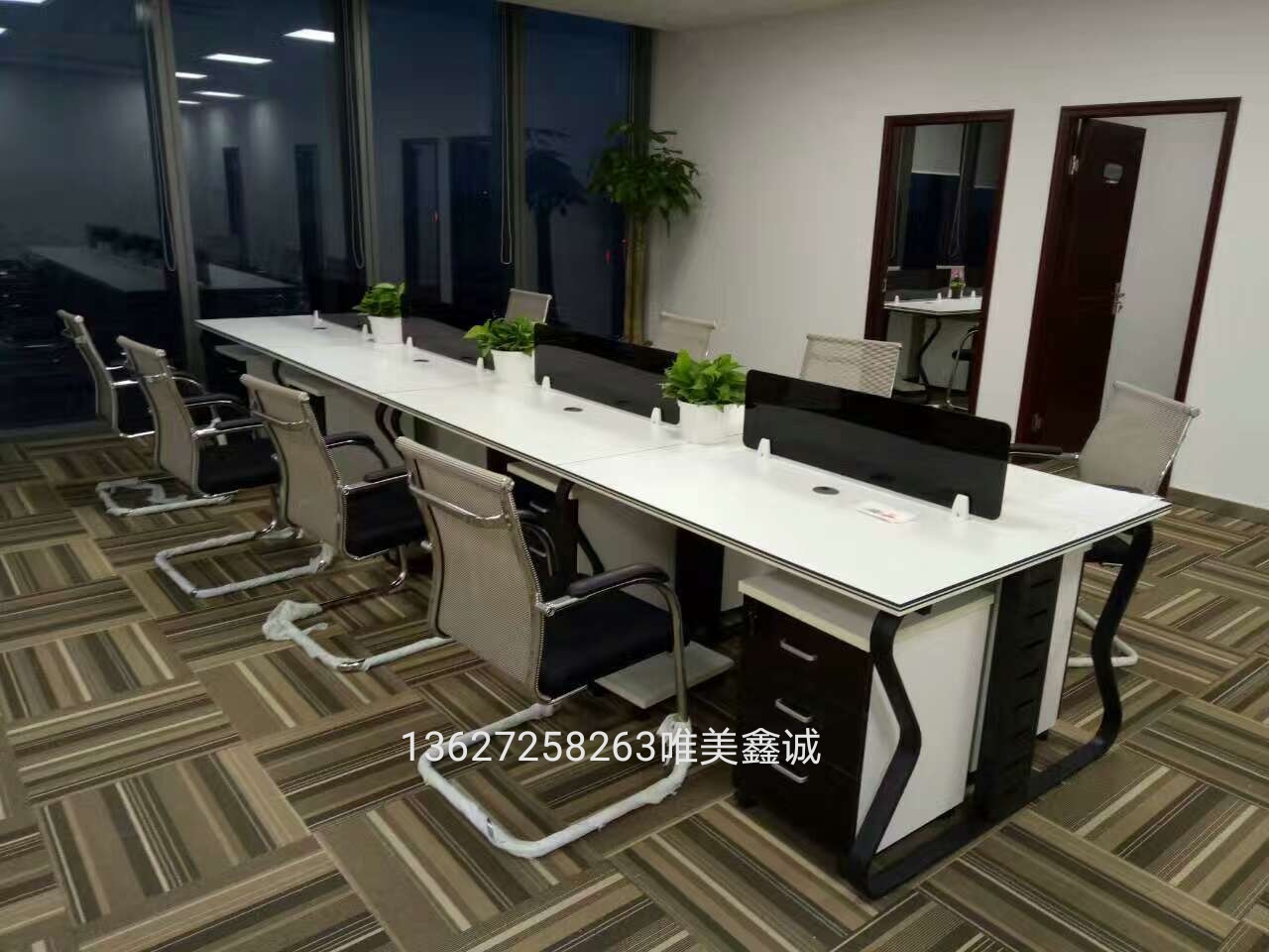 鋼架組合屏風卡座WM-ZF-001